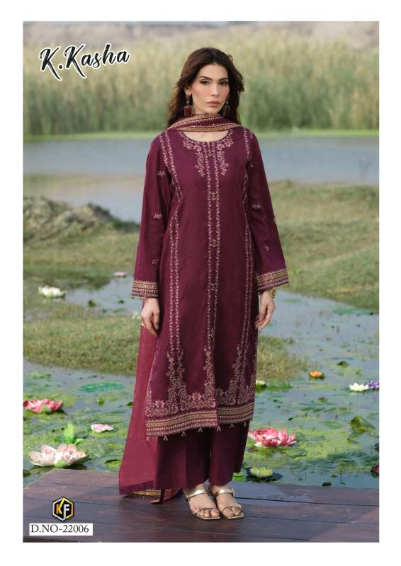 Keval fab k kasha vol-22 ladies suit dress material at wholesale rate
